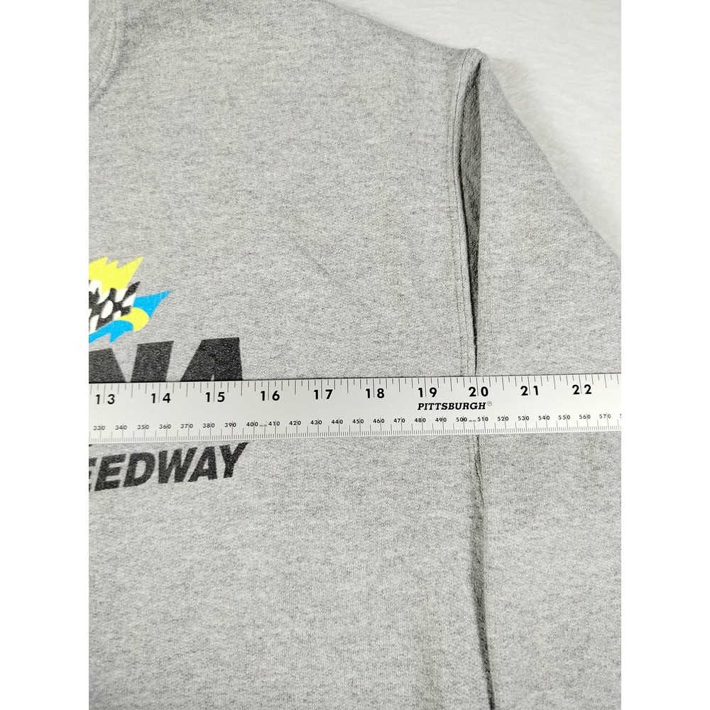 Daytona International Speedway Sweatshirt Mens Medium Gray NASCAR Racing Gildan - Picture 7 of 9